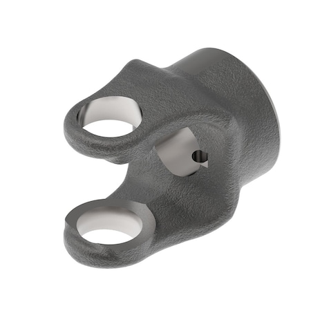 Aftermarket Implement Yoke, 1 Round Bore, 14 Keyway, W Set Screw A-10001-1033-AI